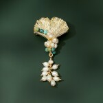 Unikátní perlová brož Bélen, Zlatá