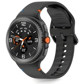 Tech-Protect Silikonový řemínek černý / Řemínek / Samsung Galaxy Watch 40/44/46 mm / Silikon