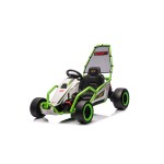 Mamido Elektrická driftovací motokára TORNADO 2x150W 24V zelená