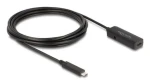 DeLock USB-C aktivní prodlužovací kabel / Kabel / USB C (M) - USB C (F) / 3 m / 10 Gbps / USB 3.2 Gen 2 / černá (80027)
