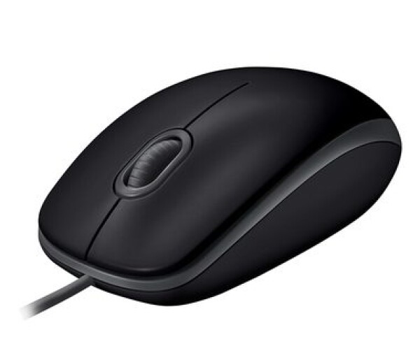 Logitech Mouse B110 Silent černá / optická myš / USB / 1000dpi / 3 tlačítka / 1.8m (910-005508)