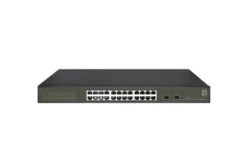 LevelOne Hilbert GES-2126 / Switch / 24x GE RJ-45 / 2x SFP / 19" / Smart L2 fanless (GES-2126)