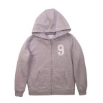 Mikina chlapecká na zip s kapucí, Minoti, 3KIDZTHRU 7, šedá - 140/146 | 10/11let