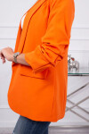 Sako s klopami elegantní oranžové UNI