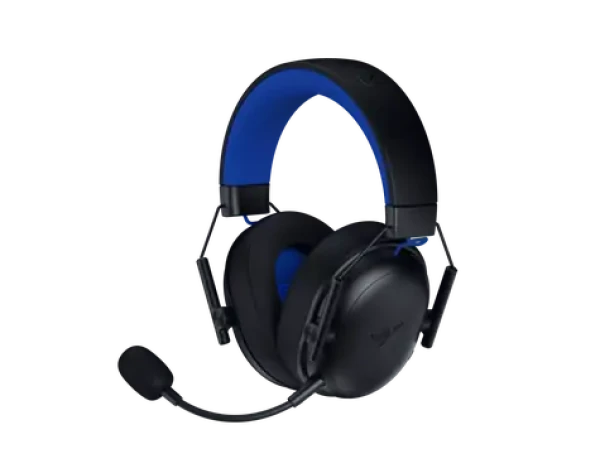 Razer BlackShark V3 X Hyperspeed for PlayStation černá/modrá / Herní sluchátka s mikrofonem / 2.4GHz / Bluetooth (RZ04-05420400-R3G1)
