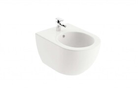 RAVAK - Chrome Závěsný bidet 360x510 mm, otvor pro baterii, bílá X01517