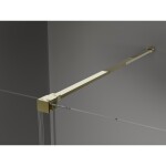 MEXEN/S - Velar sprchový kout, posuvné dveře 100 x 80 cm, dekor, zlato 871-100-080-31-50