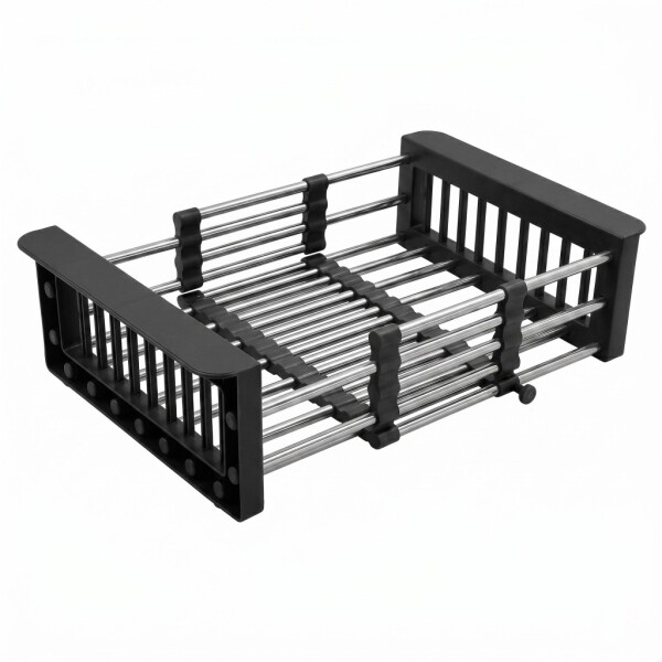 REA - Teleskopický odkapávač na dřez P14487 Black HOM-09973