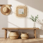 REA - Nástěnné zrcadlo Boho 45CM QDJ071 HOM-02818