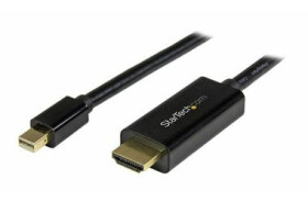 StarTech pasivní adaptér Mini DisplayPort M na HDMI M černá 5m / 4k a 2K / audio 7.1 (MDP2HDMM5MB)