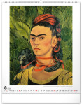 Nástěnný kalendář 2026 NOTIQUE - Frida Kahlo, 48 x 56 cm