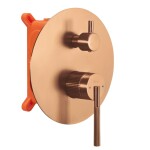 REA - Podomítková sprchová sada Argon Brush Copper + BOX REA-P4330