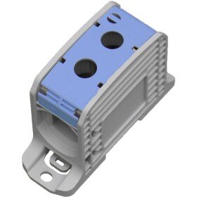 HoraeTec 087810-1-3 řadová svorkovnice PA šedobílá (RAL 7035), modrá 1pólový 310 A, 250 A 600 V Typ vodiče = N