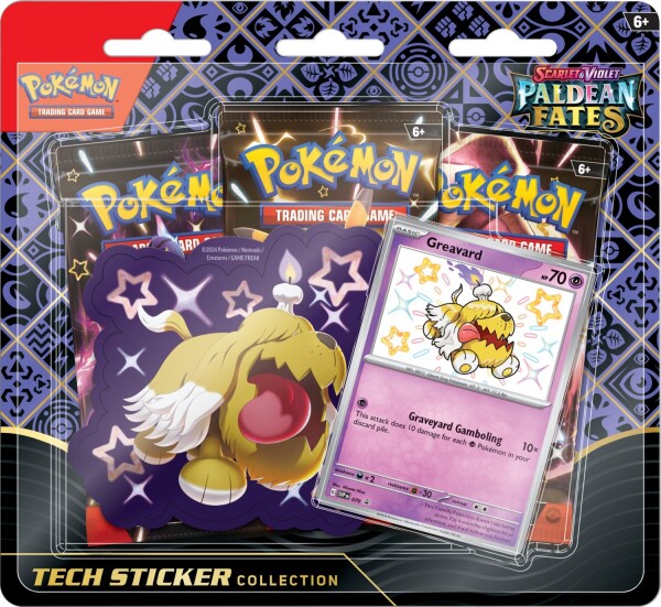 Pokémon TCG: SV4.5 Paldean Fates Tech Sticker Collection