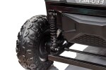Mamido Elektrické autíčko Buggy UTV čtyřmístné 24V pěnová EVA kola zlatá
