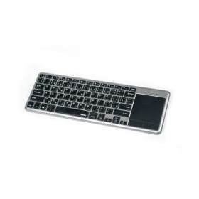 Hama KW-600T antracitová-černá / bezdrátová klávesnice s touchpadem / pro Smart TV / CZSK layout (182653-H)
