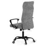 Kancelářská židle, houpací mechanismus, šedá látka, KA-W3109 GREY