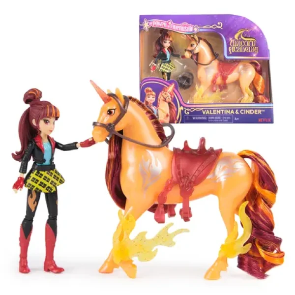 SPIN MASTER Figurka Unicorn Academy Valentina a Cinder