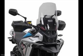 CF Moto 450 MT 24-26 Turistické plexi Powerbronze 385mm - ocelově modrá