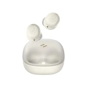 Havit TW969 TWS béžová / Bezdrátová sluchátka do uší / mikrofon / Bluetooth 5.3 / nabíjecí pouzdro / až 7 h (TW969 beige)