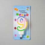 Dortová svíčka duhová č.9