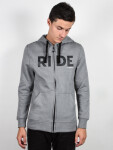 Ride Logo FZ GRAY pánská mikina na zip - S