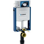 GEBERIT - Kombifix Set předstěnové instalace, klozetu Gaia a sedátka softclose, tlačítko Sigma30, chrom mat/chrom SANI15CA1112