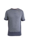 ICEBREAKER Mens Merino 125 ZoneKnit™ Energy Wind SS Tee, Graphite/Graphite Heather/Cb velikost: XXL