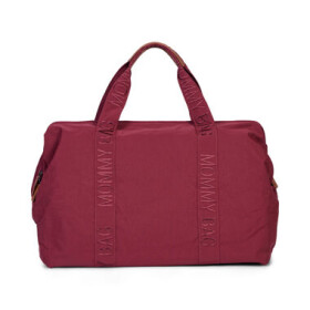 Childhome Přebalovací taška Mommy Bag Signature Urban Burgundy (CWMBBSUBU)