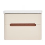Koupelnová skříňka s umyvadlem SAT Fusion 77,5x53x45 cm pískově béžová mat SATFUSION280BEU SATFUSION280BEU