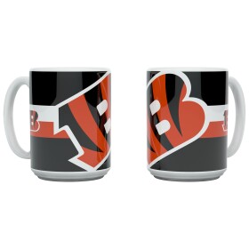 Hrnek Cincinnati Bengals NFL Triple Logo Jumbo (450 ml)