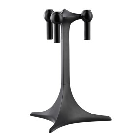 Stoff Nagel Designový svícen STOFF Nagel Stand Black, černá barva, kov