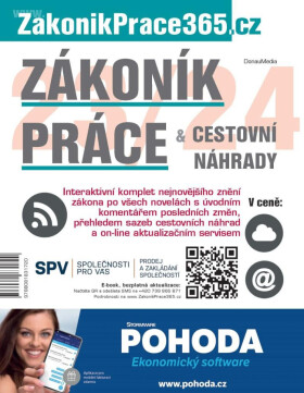 Zákoník práce a cestovní náhrady 2023-2024 (poškozená)