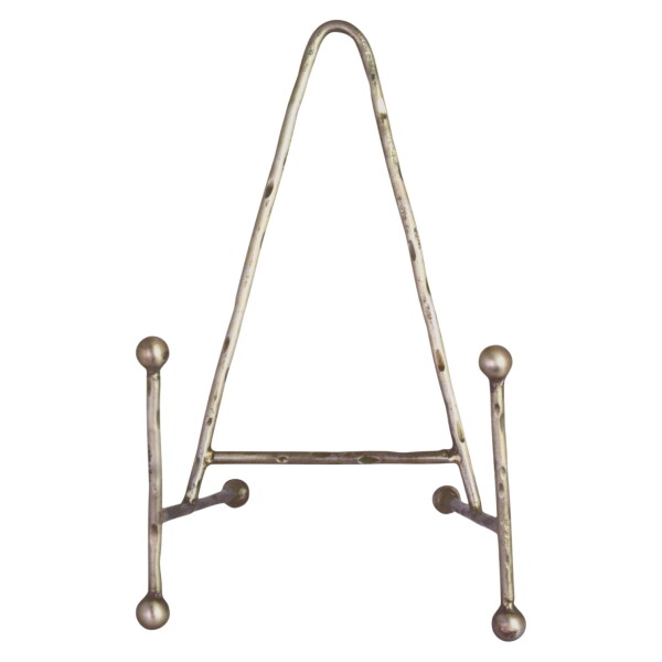 Strömshaga Kovový stojan na knihu Lovis Antique Brass, stříbrná barva, kov