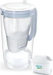 Rozbaleno - Brita Glass modrá / Filtrační konvice / 2,5 l / filtr Maxtra PRO / rozbaleno (1050452.rozbaleno)