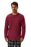 Pánské pyžamo 41919 Honor wine - HENDERSON vínová 3XL