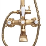 REA - Sprchový set BERGAMO antique bronze REA-P5002