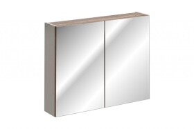 COMAD - Zrcadlová skříňka 80cm 2 dvířka SANTA FE TAUPE 5907611652572