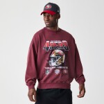 New Era Pánská mikina San Francisco 49ers NFL Washed Oversized Crew Neck Sweater Velikost: XL