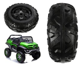 Mamido Náhradní kolo EVA na elektrické vozítko Mercedes Unimog