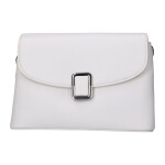 Stylová dámská koženková kabelka Ethel, béžovo-bílá