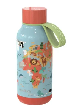 Quokka Dětská termoláhev Solid mapy 330 ml (Q40146)