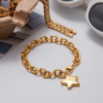 ELENYS Nova – pozlacený náramek 18K žluté zlato Délka náramku: 20,5 cm