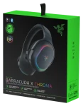 Razer Barracuda X Chroma / Bezdrátová herní sluchátka / mikrofon / RGB / 2.4 GHz / Bluetooth / USB-C