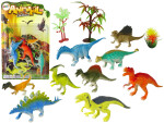 Mamido Sada barevných figurek dinosaurů, 9 kusů