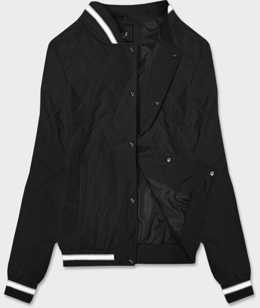 Černá dámská bunda typu bomber (16M9070-392) odstíny černé XL (42)