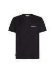 Pánské merino tričko s krátkým rukávem ICEBREAKER Mens 150 Tech Lite SS Tee IB Wordmark, Black velikost: L