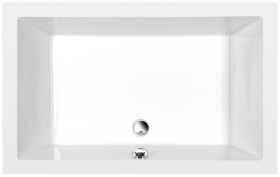 POLYSAN - DEEP hluboká sprchová vanička, obdélník 120x75x26cm, bílá 71564