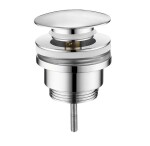 SAPHO - Umyvadlová výpust 5/4“, click-clack, velká zátka, 10-55, chrom CV1002