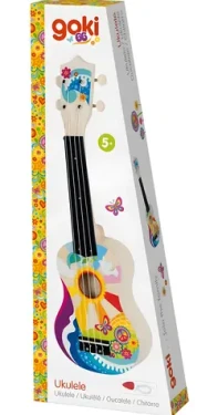 GOKI Dětské dřevěné ukulele